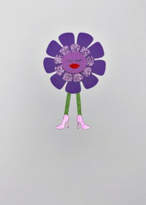 Purple Flower Lady