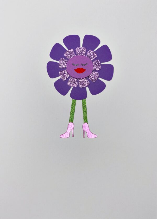 Purple Flower Lady