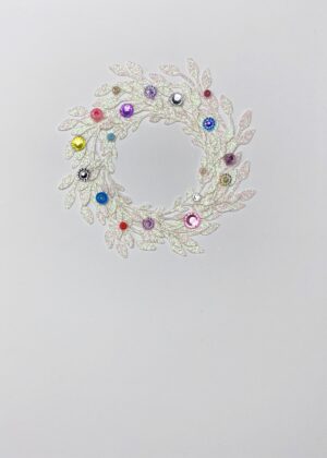 White Ornament Wreath