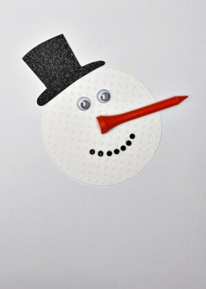 Golf Ball Snowman