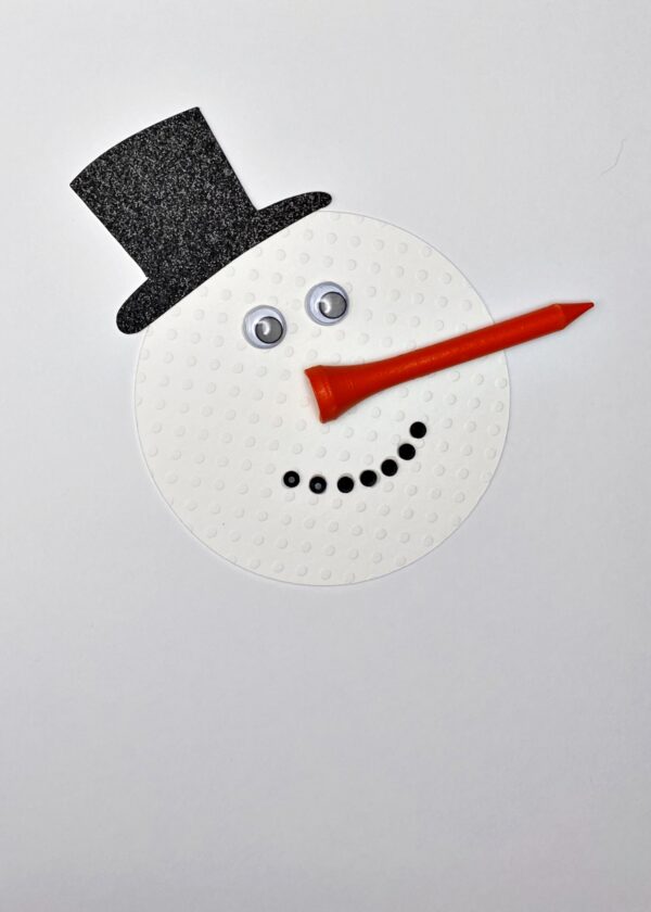 Golf Ball Snowman